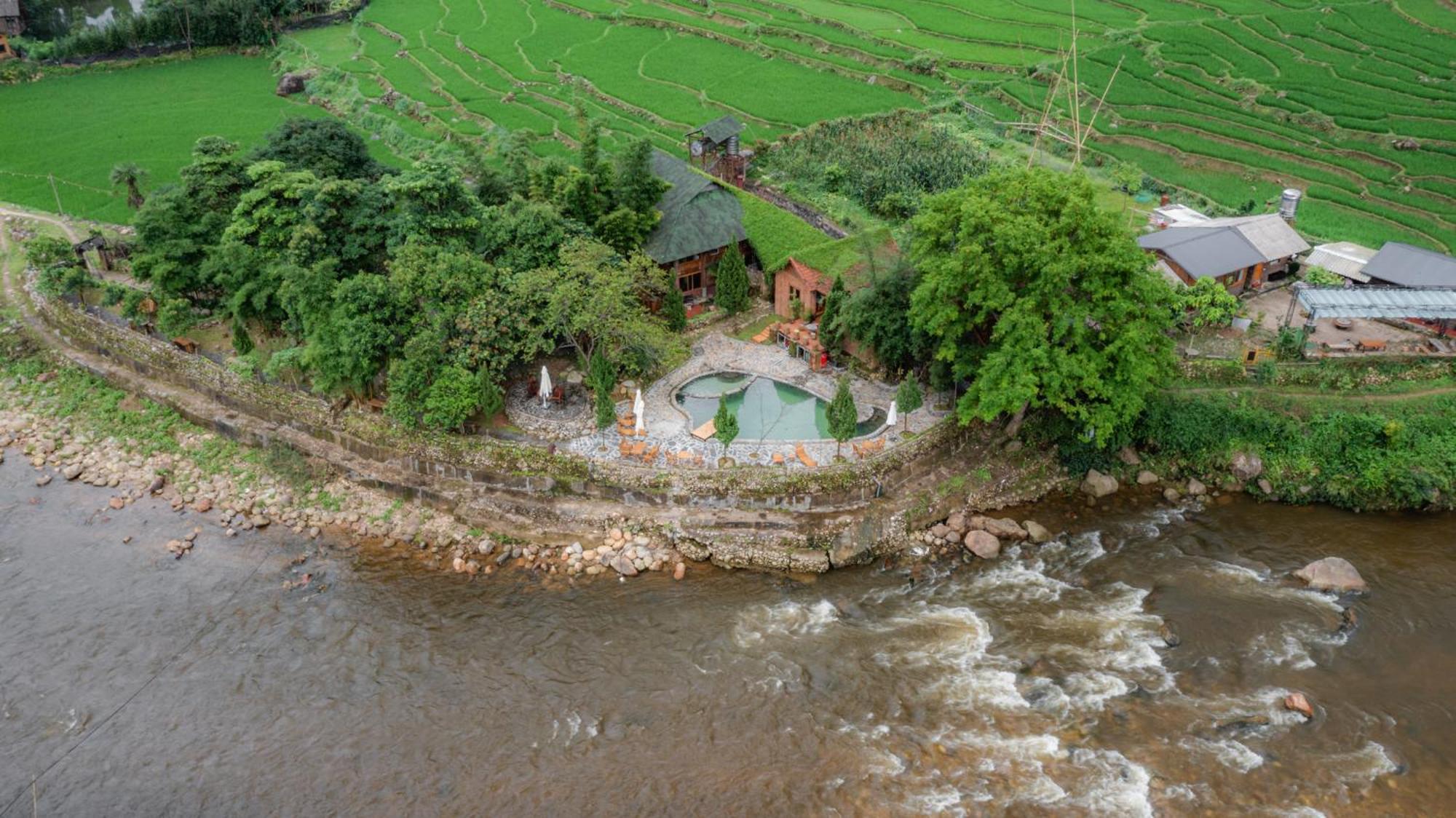 Sapa Riverside Ecolodge & Spa מראה חיצוני תמונה